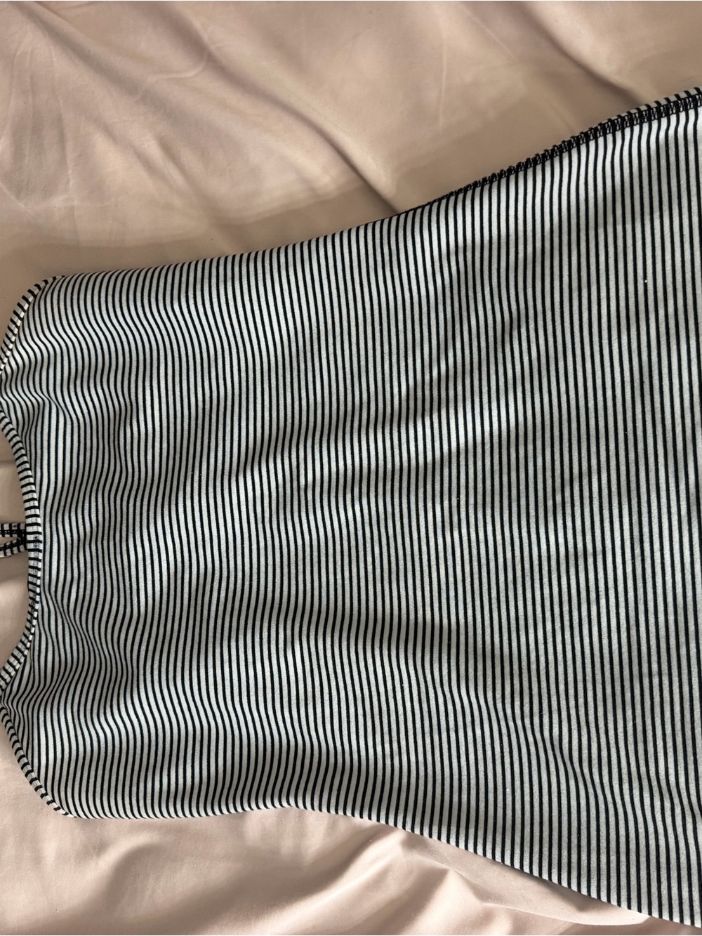 Striped Black and White Women’s Lululemon tank top